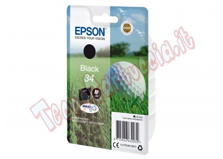 Epson - Cartuccia ink - 34 - Nero - C13T34614010  - 6,1ml