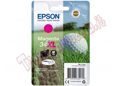 Epson - Cartuccia ink - 34XL - Magenta - C13T34734010 - 10,8ml