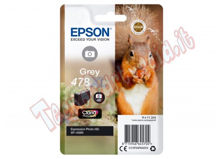 Epson - Cartuccia ink - 478XL - Grigio - C13T04F64010 - 11,2ml