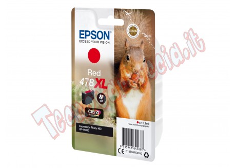 Epson - Cartuccia ink - 478XL - Rosso - C13T04F54010 - 10,2ml