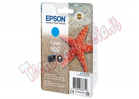 Epson - Cartuccia ink - 603 - Ciano - C13T03U24010 - 130 pag