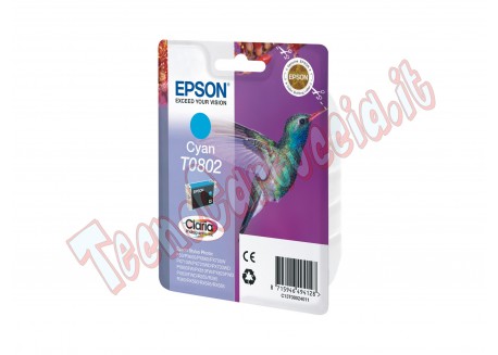 Epson - Cartuccia ink - Ciano Photo - T0802 - C13T08024011  - 7,4ml