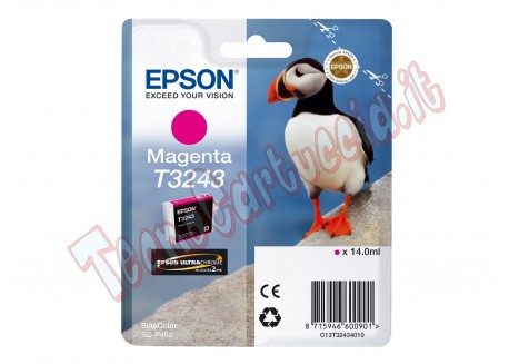 Epson - Cartuccia ink - Magenta - T3243 - C13T32434010 - 14ml
