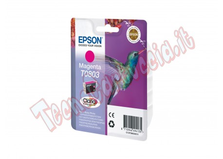 Epson - Cartuccia ink - Magenta Photo - T0803 - C13T08034011  - 7,4ml