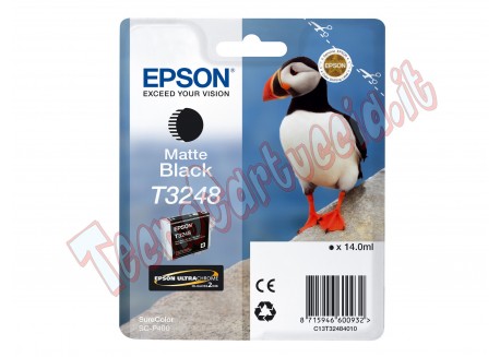 Epson - Cartuccia ink - Nero opaca - T3248 - C13T32484010 - 14ml