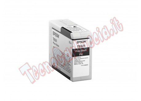 Epson - Cartuccia ink - Nero Photo - T8501 - C13T850100 - 80ml