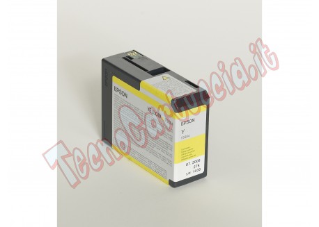 Epson - Tanica - Giallo - T5804 - C13T580400 - 80ml