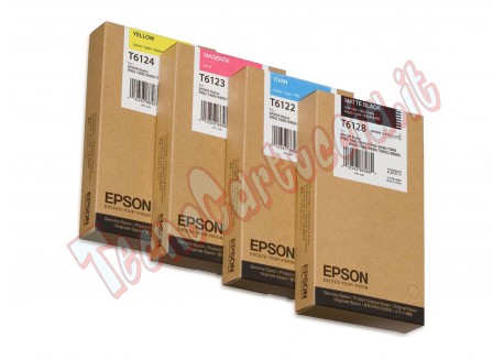 Epson - Tanica - Giallo - T6124 - C13T612400 - 220ml