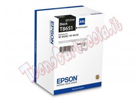 Epson - Tanica - Nero - T8651 - C13T865140 - 221ml