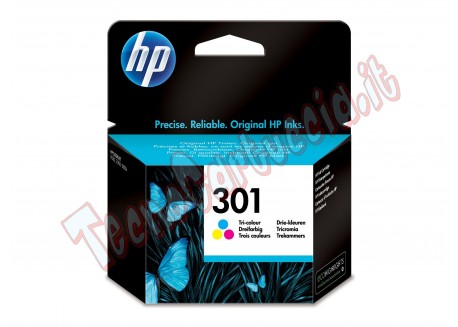 Hp - Cartuccia ink originale - 301 - C/M/Y - CH562EE - 165 pag