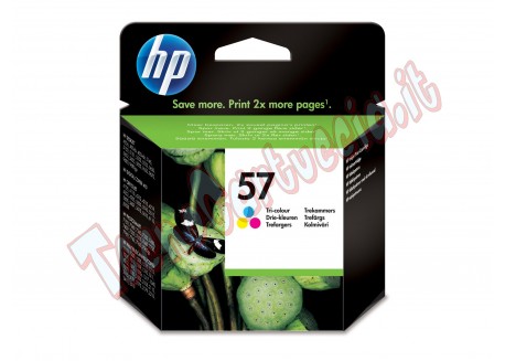 Hp - Cartuccia ink originale - 57 - C/M/Y - C6657AE - 500 pag