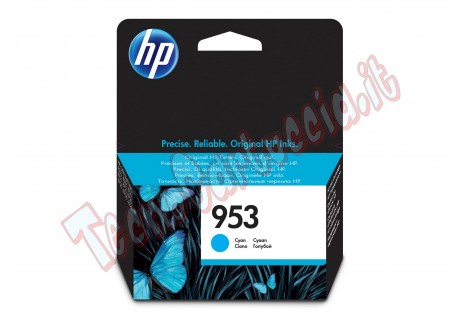 Hp - Cartuccia ink originale - 953 - Ciano - F6U12AE - 700 pag
