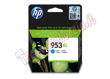Hp - Cartuccia ink originale - 953XL - Ciano - F6U16AE - 1.600 pag