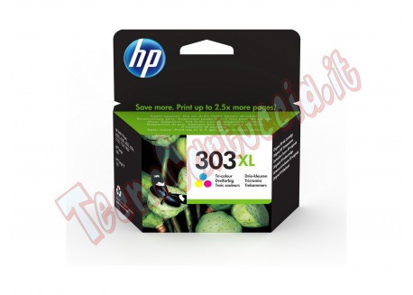 Hp - Cartuccia ink originale -303XL - C/M/Y - T6N03AE - 415 pag