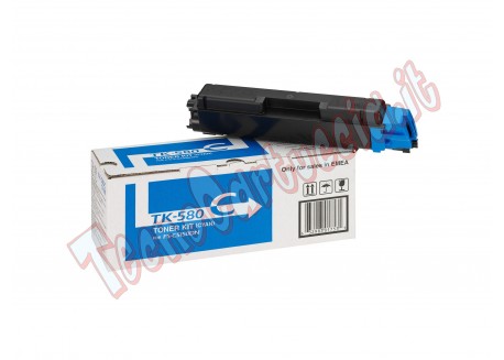 Kyocera - Toner - Ciano - TK-580C - 1T02KTCNL0 - 2.800 pag