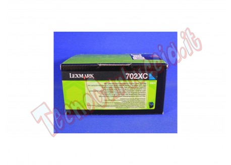 Lexmark - Toner - Ciano - 70C2XC0 - return program - 4.000 pag