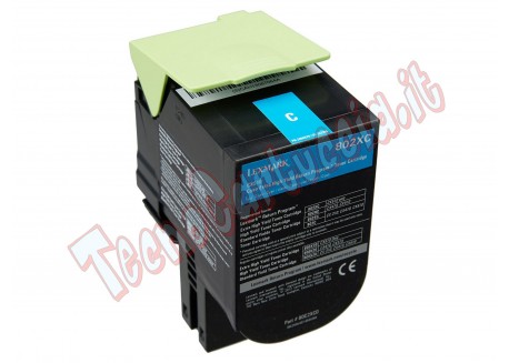 Lexmark - Toner - Ciano - 80C2XC0 - return program - 4.000 pag
