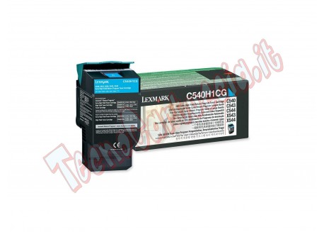 Lexmark - Toner - Ciano - C540H1CG - return program - 2.000 pag
