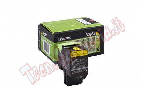 Lexmark - Toner - Giallo - 80C2SY0 - return program - 2.000 pag