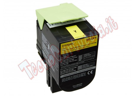 Lexmark - Toner - Giallo - 80C2XY0 - return program - 4.000 pag