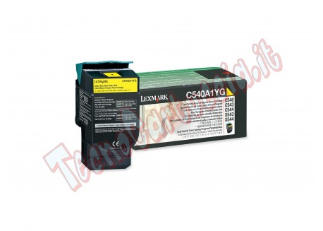 Lexmark - Toner - Giallo - C540A1YG - return program - 1.000 pag