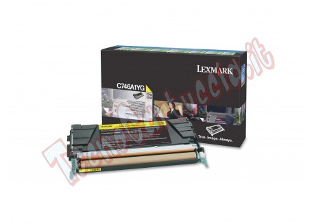 Lexmark - Toner - Giallo - C746A1YG - return program - 7.000 pag