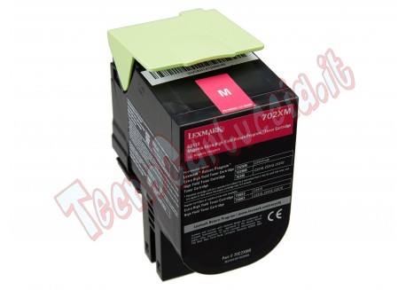 Lexmark - Toner - Magenta - 70C2XM0 - return program - 4.000 pag
