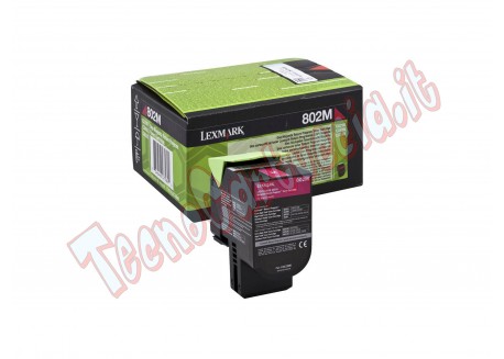 Lexmark - Toner - Magenta - 80C20M0 - return program - 1.000 pag