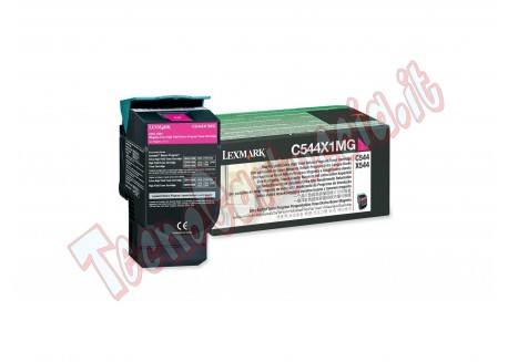 Lexmark - Toner - Magenta - C544X1MG - return program - 4.000 pag