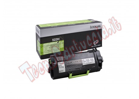 Lexmark - Toner - Nero - 52D2H00 - return program - 25.000 pag