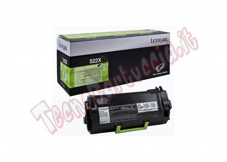 Lexmark - Toner - Nero - 52D2X00 - return program - 45.000 pag