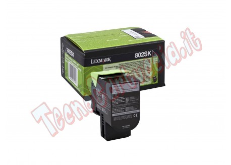 Lexmark - Toner - Nero - 80C2SK0 - return program - 2.500 pag