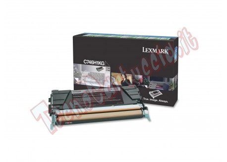 Lexmark - Toner - Nero - C746H1KG - return program - 12.000 pag
