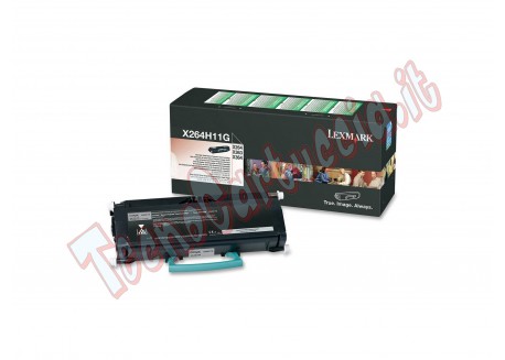 Lexmark - Toner - Nero - X264H11G - return program - 9.000 pag