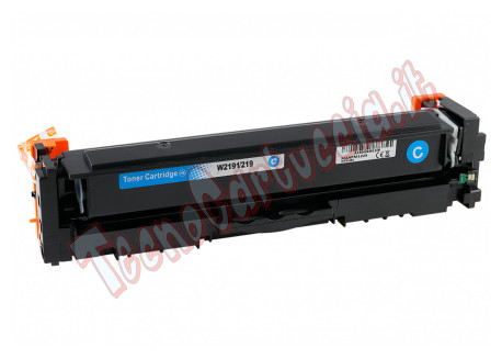 Toner Compatibile per HP W2191X Ciano 2.500 Pagine 219X