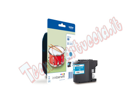 Brother - Cartuccia - Ciano - LC22EC- 1200 pag