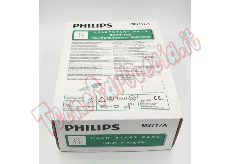 5 X Elettrodi Pediatrici Defibrillatore Philips Heartstart XL+ / MRx Piastre Bambini 1,5 anni M3717A