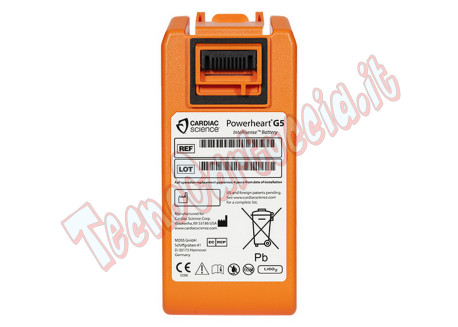 Batteria al litio Cardiac Science Powerheart G5 Durata 5 anni XBTAED001A