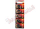 Batteria Pila a Bottone al Litio CR2032 3,0V conf. 5pz