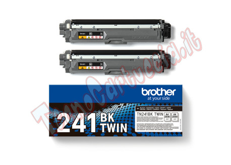 Brother - Bundle di 2 Toner - Nero - TN241BKTWIN - 2.500 pag