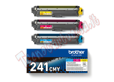Brother - Bundle di 3 Toner - C/M/Y - TN241CMY - 1.400 pag