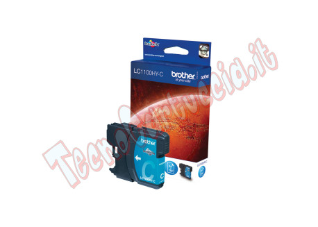Brother - Cartuccia - Ciano - LC1100HYC - 900 pag