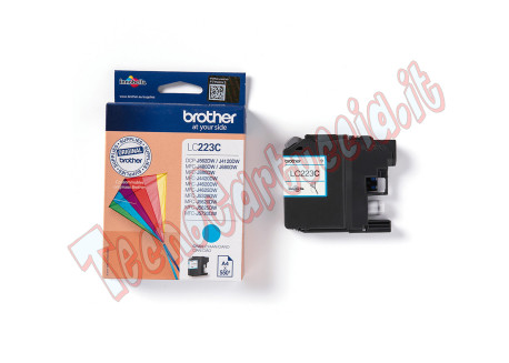 Brother - Cartuccia - Ciano - LC223C- 550 pag