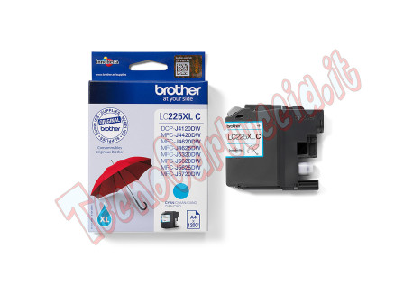 Brother - Cartuccia - Ciano - LC225XLC - 1200 pag