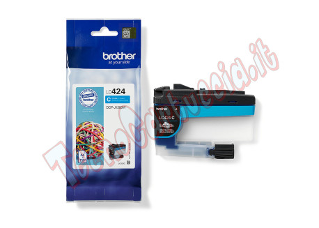 Brother - Cartuccia - Ciano - LC424C - 750 pag