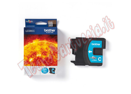 Brother - Cartuccia - Ciano - LC980C - 260 pag