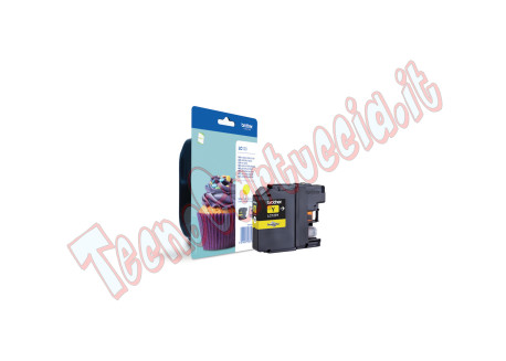 Brother - Cartuccia - Giallo - LC123YBP - 600 pag