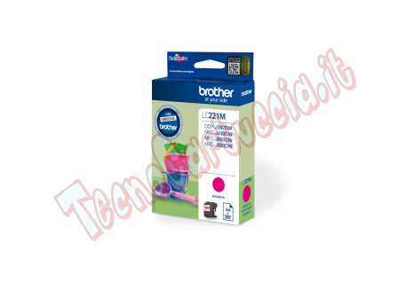 Brother - Cartuccia - Magenta - LC221M - 260 pag
