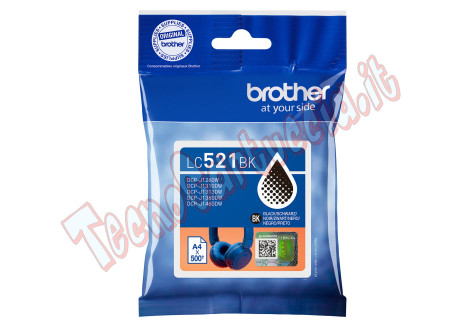 Brother - Cartuccia - Nero - LC521BK - 500 pag