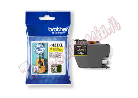 Brother - Cartuccia Ink - Giallo - LC421XLY - 500 pag